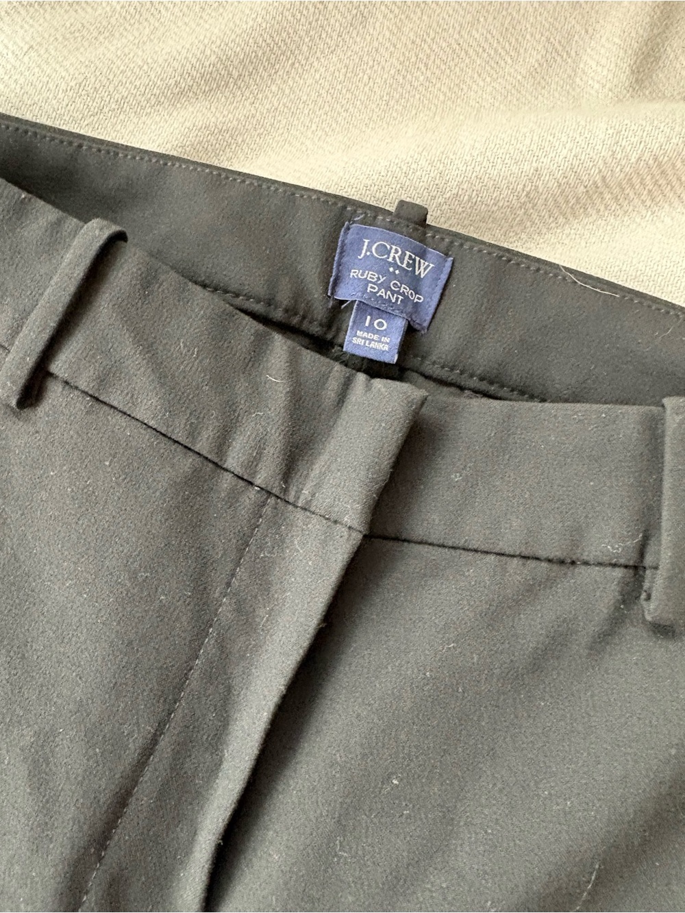 J. Crew Black Ruby Crop Pants